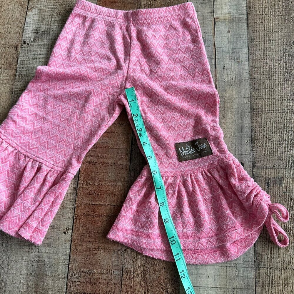 Matilda Jane Girls Size 18M Pink House of Clouds Jillian Big Ruffle Pants - Picture 4 of 8